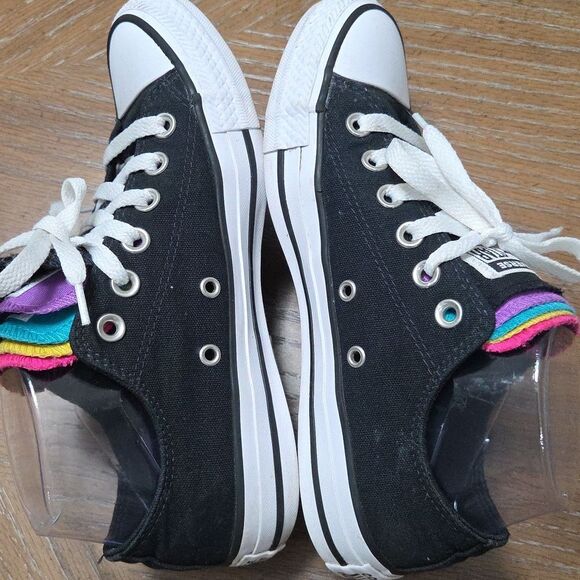 Converse CTAS Chuck Taylor All Star Lo Multi Tongue Sneaker, Unisex 7W/5M - Picture 10 of 12